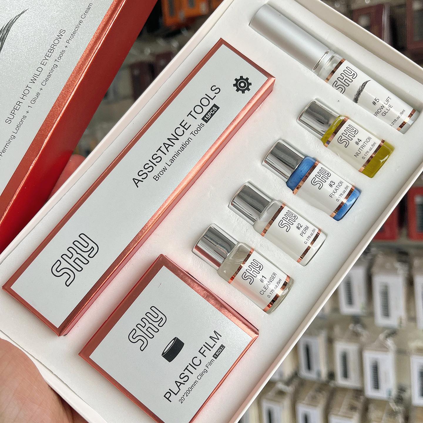 Kit de laminado de cejas