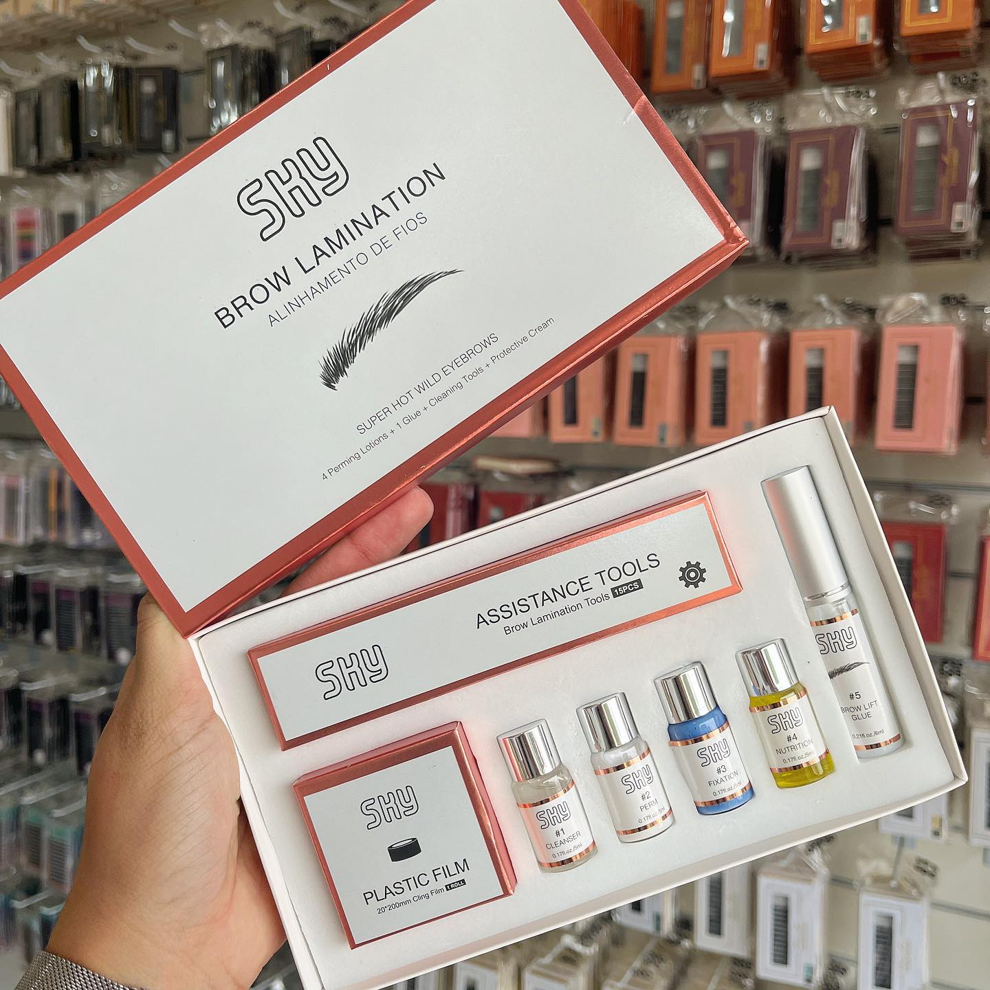 Kit de laminado de cejas