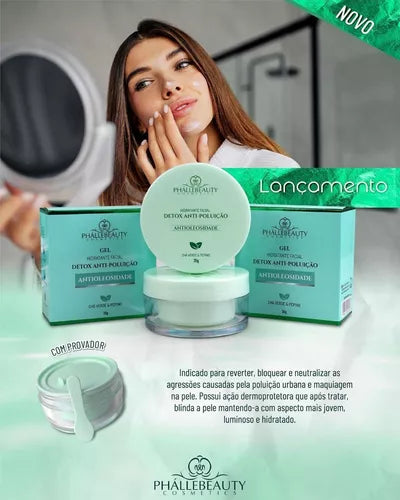 Gel Facial De Te Verde Y Pepino Accion Detox