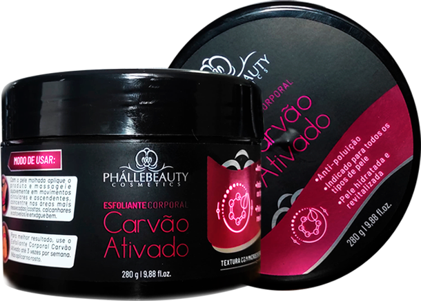 Exfoliante corporal de Carbón Activado